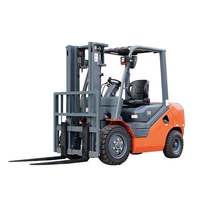 3ton Żewġ Stadji Tliet Stadji Għoli ta 'rfigħ ta' l-arblu 3m 4m 5m 6m Forklift tad-diżil